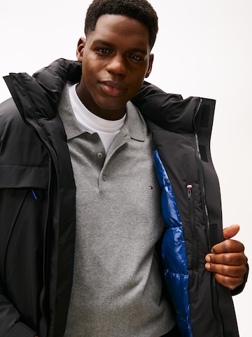 Tommy Hilfiger Big & Tall Зимняя куртка 'TECH' в Черный