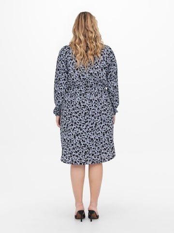 ONLY Carmakoma Shirt Dress 'Lux Joy' in Blue