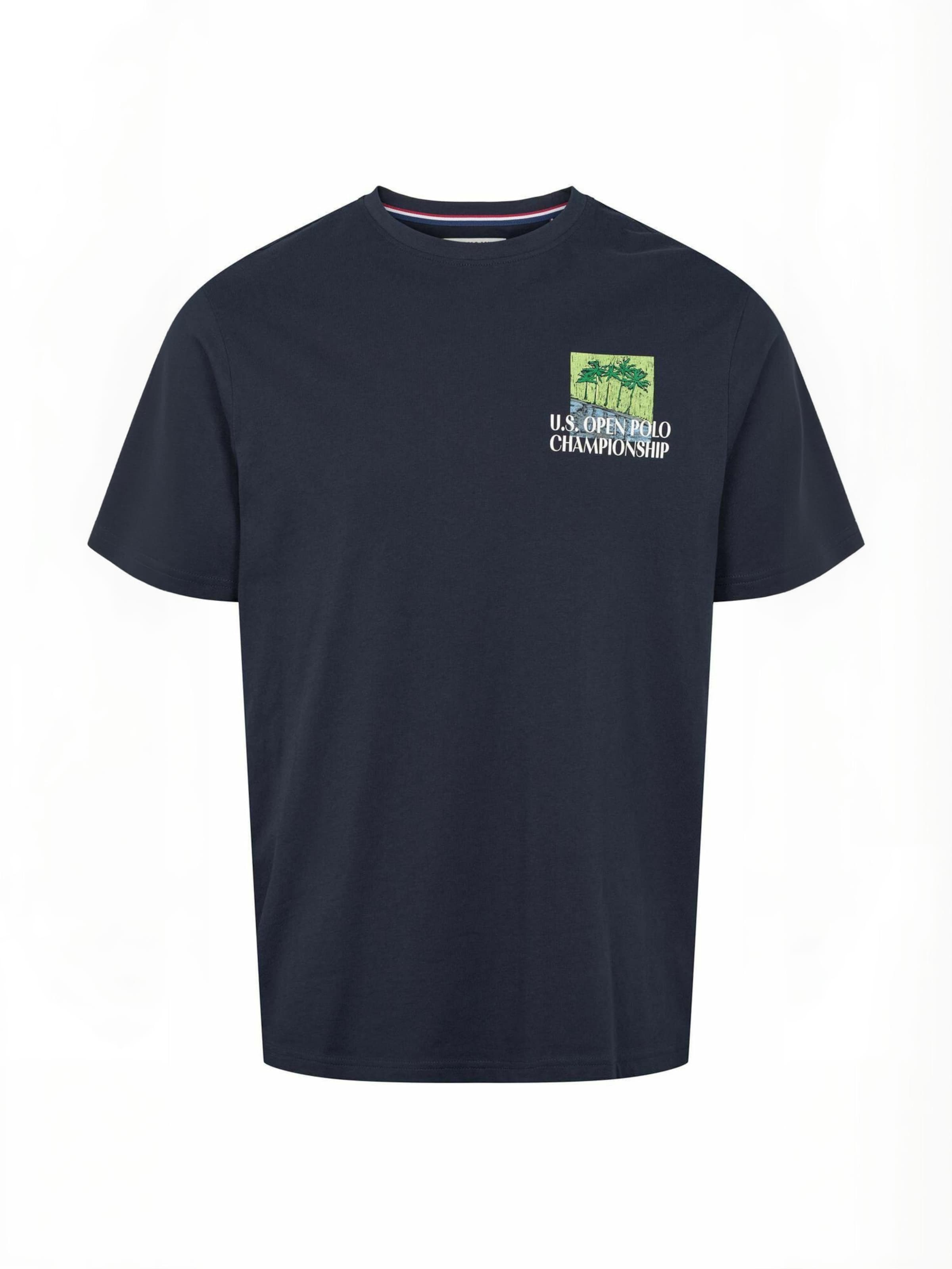 U.S. POLO ASSN. T-shirt ' UMDalha ' in Blau: Vorderseite