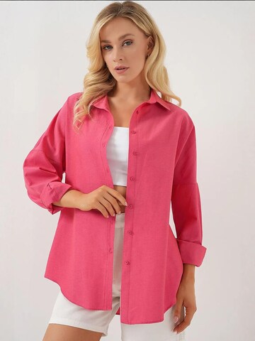 Bigdart Blouse in Pink: front