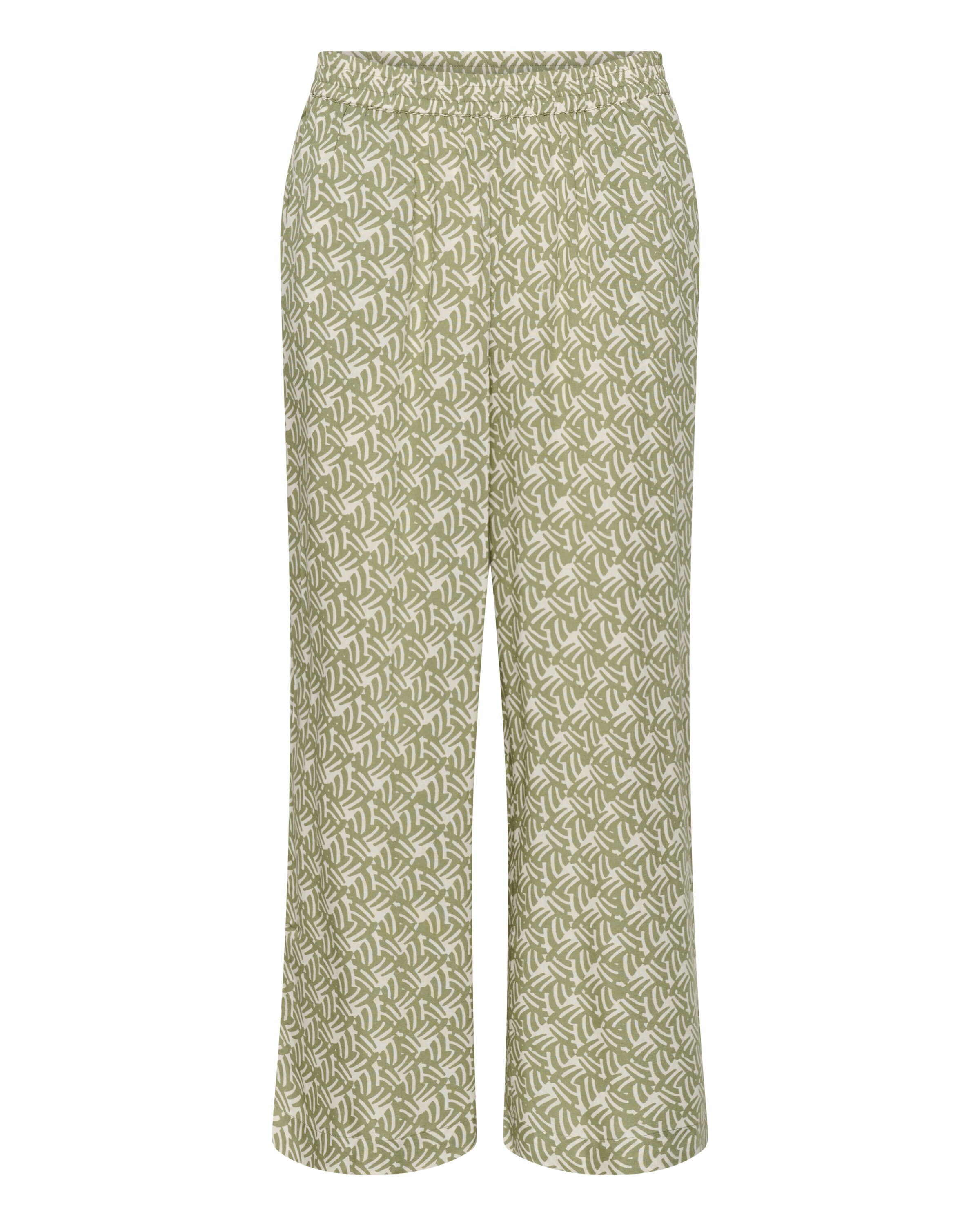 Kaffe Loose fit Trousers 'Sanne' in Green: front