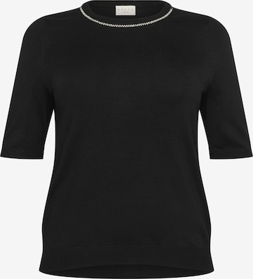 Pull-over 'Carla' KAFFE CURVE en noir : devant