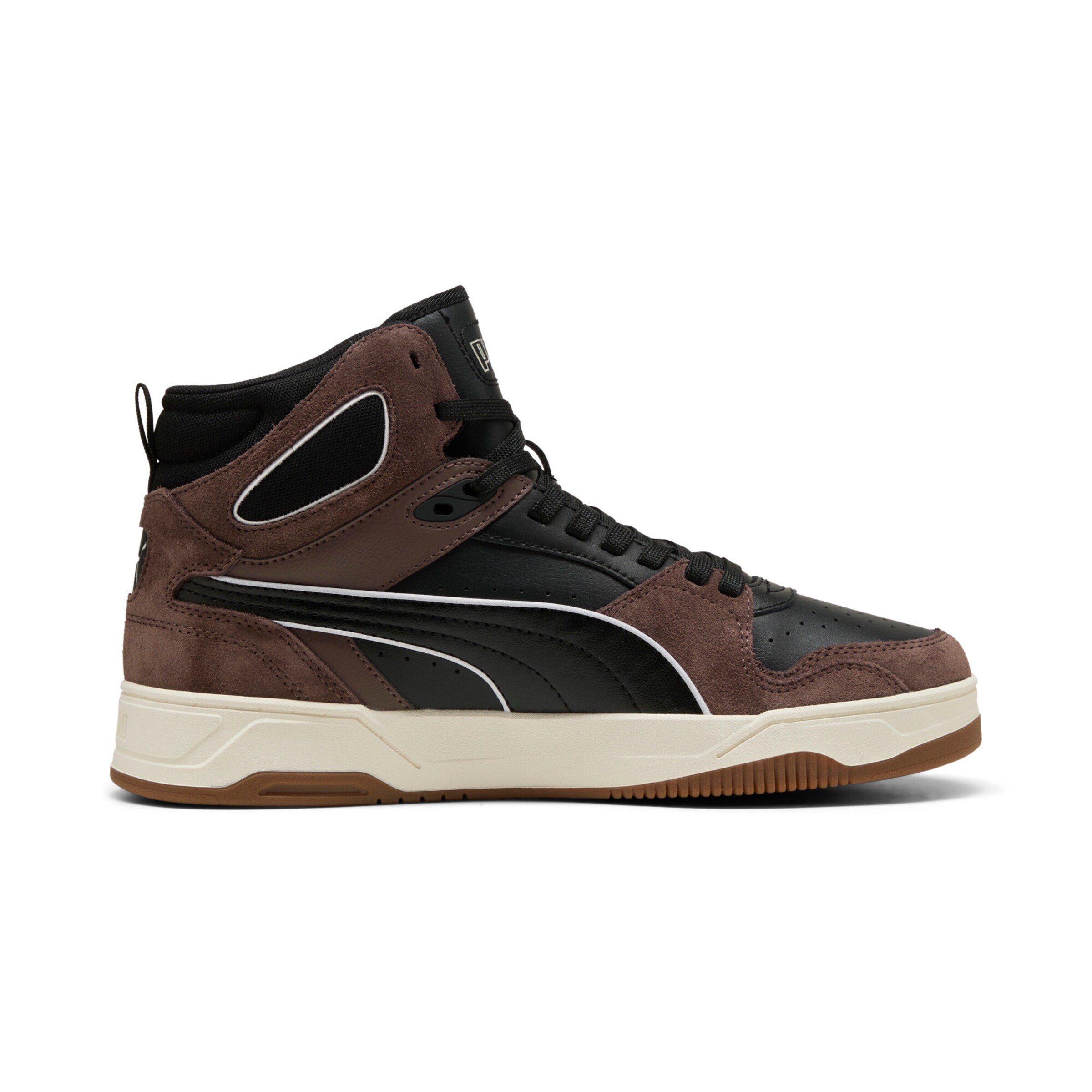 PUMA High-Top Sneakers in Brown