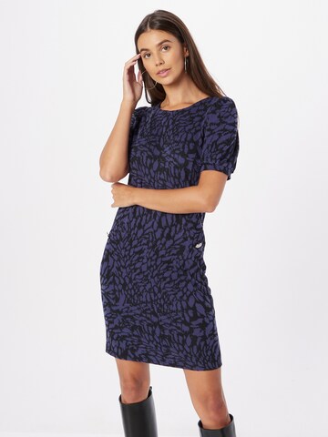 Wallis - Vestido em roxo: frente