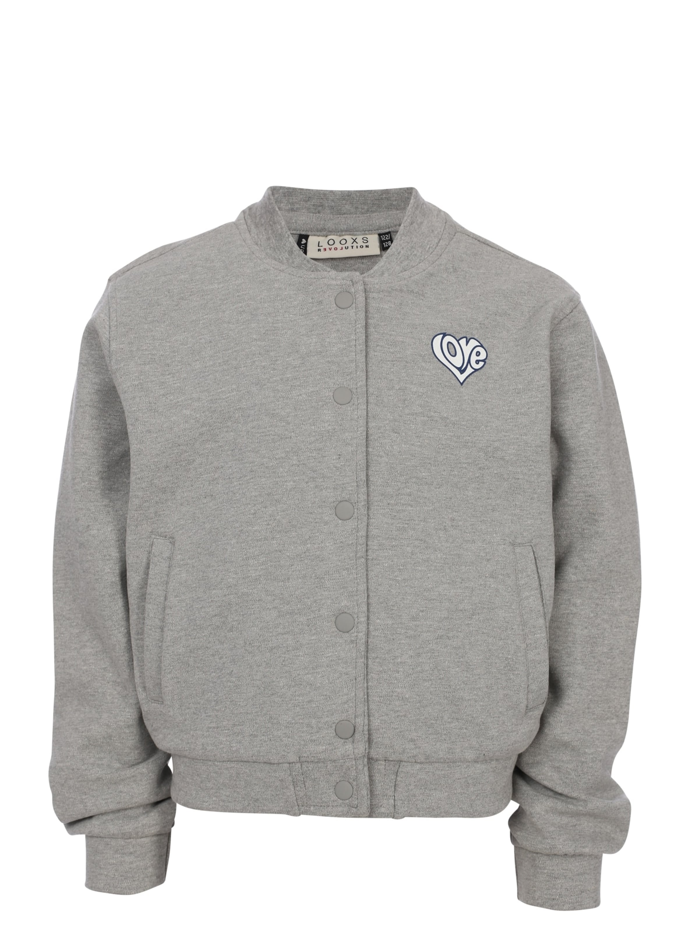 Looxs Revolution Between-season jacket in Grey: front