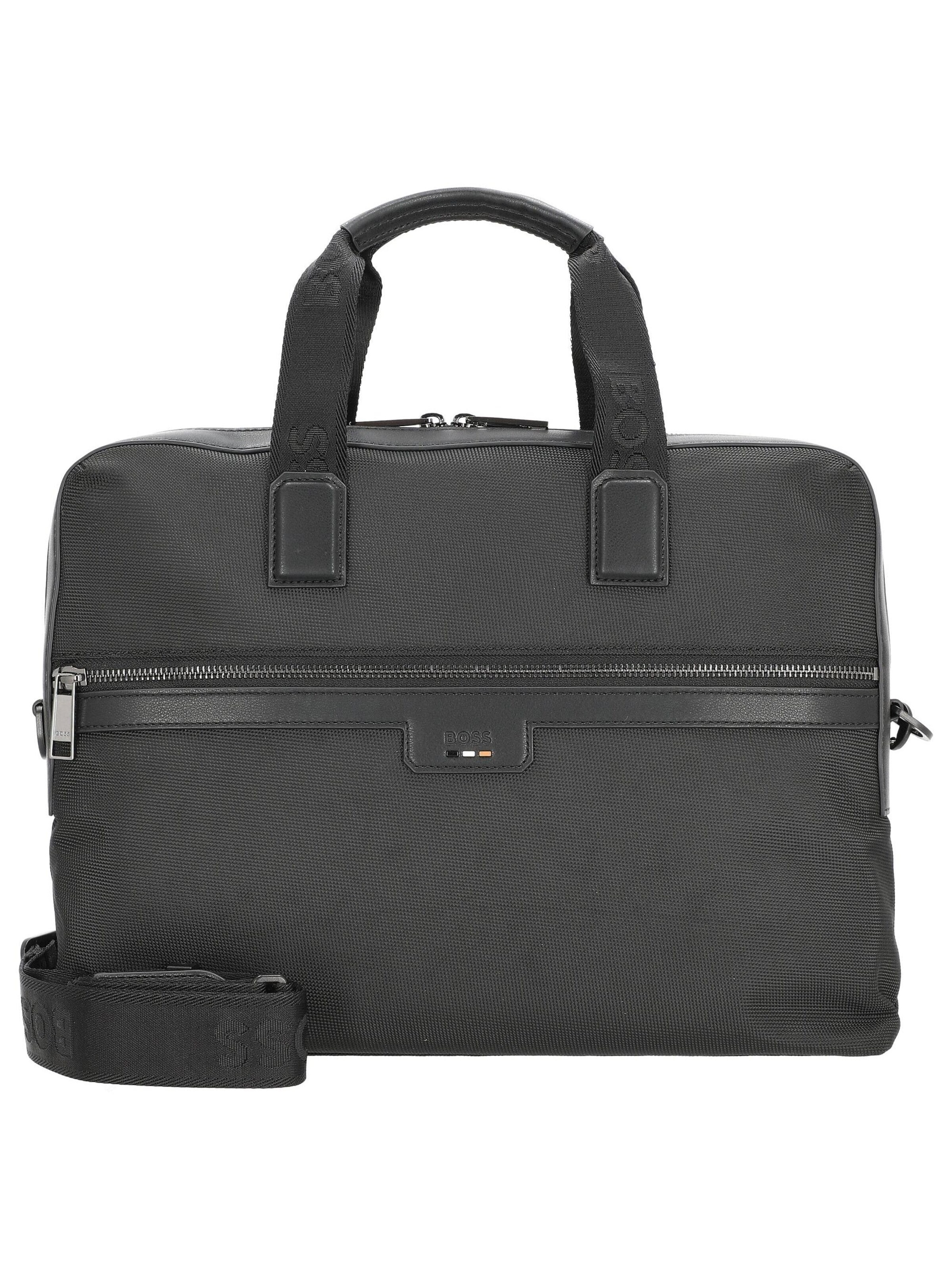 HUGO BOSS Briefcase 'Ray N' in Black: front