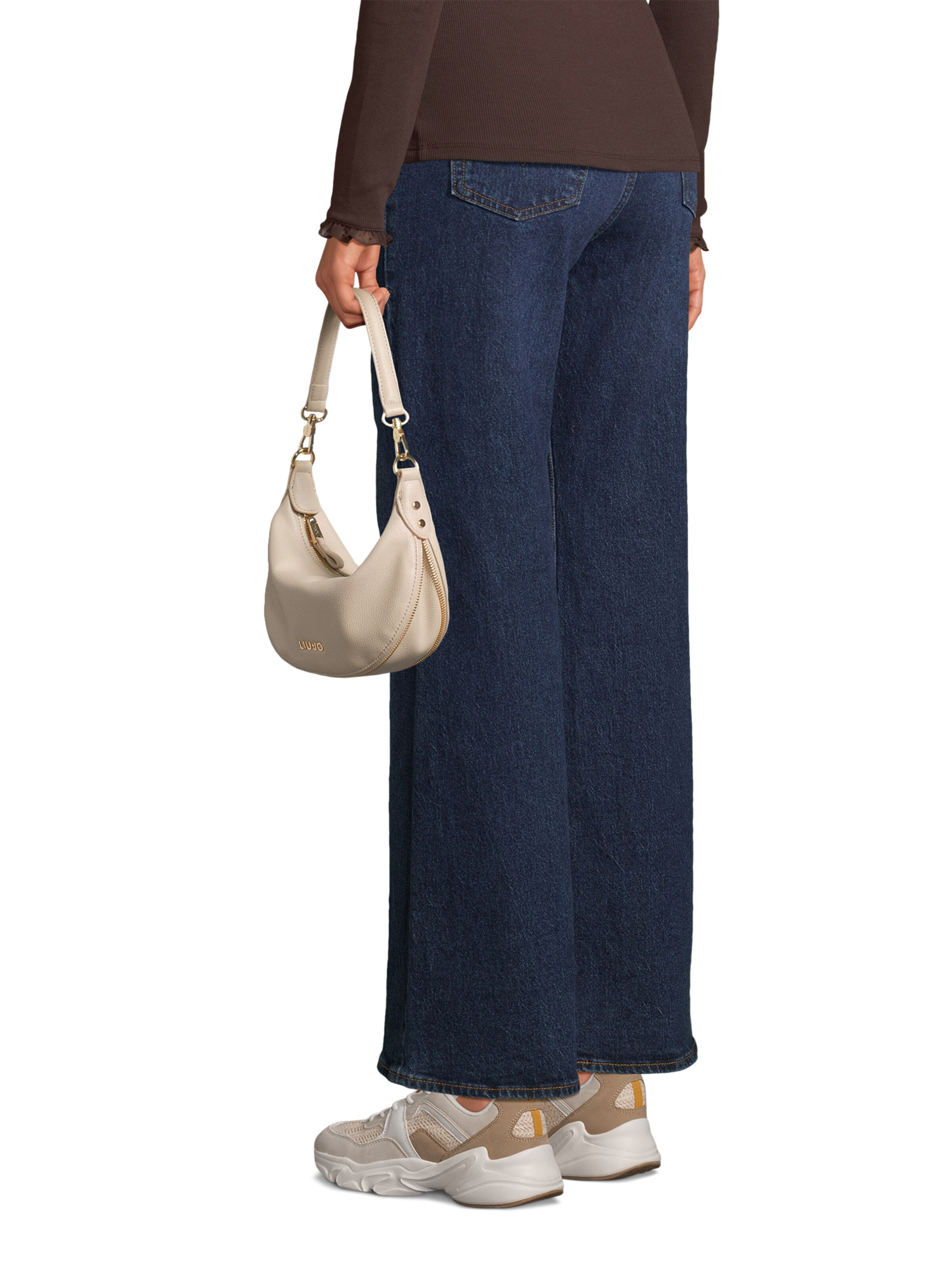 Geantă de umăr de la Liu Jo pe bej: față