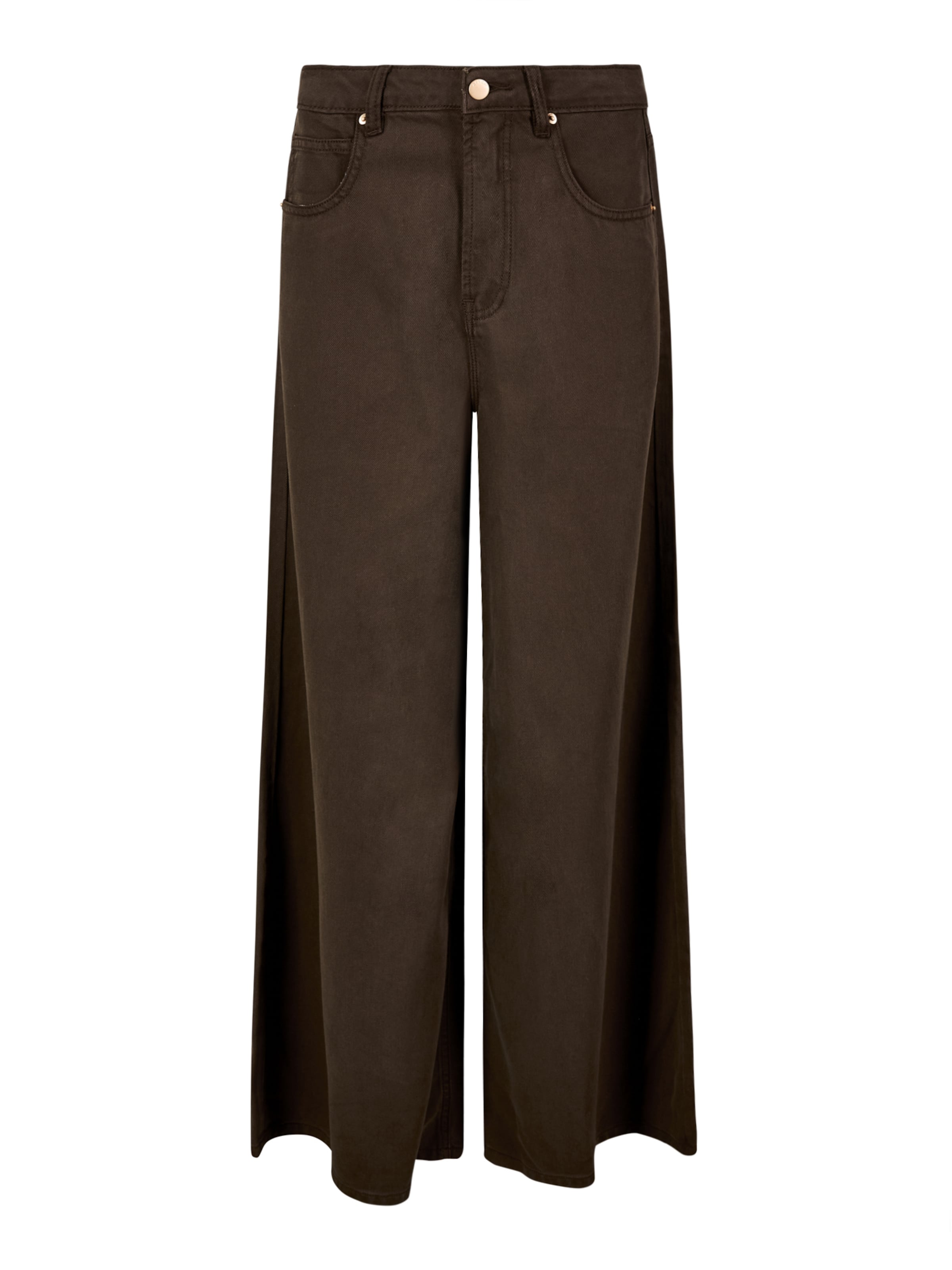 Loosefit Jean Apricot en marron : devant