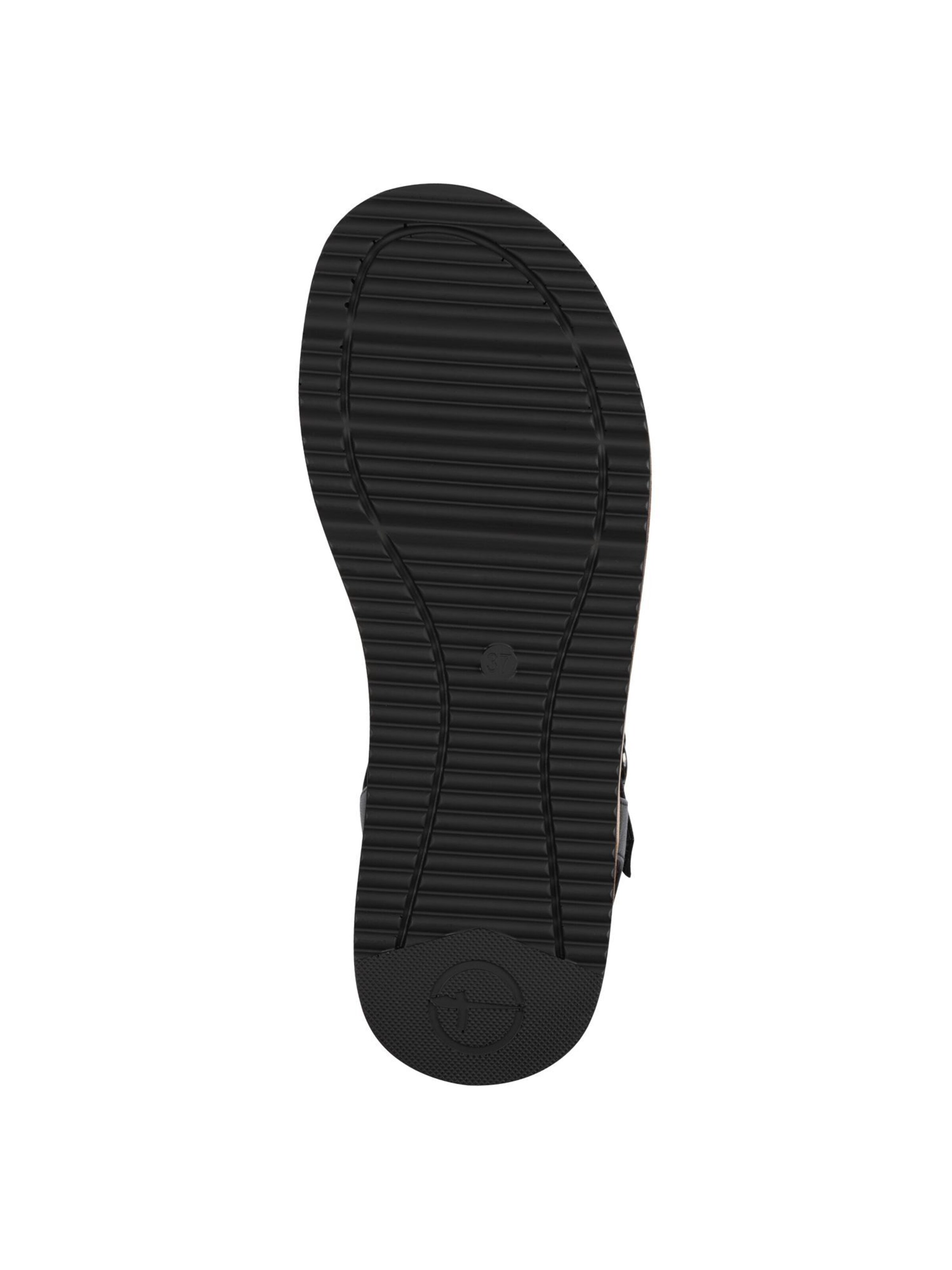 Sandales à lanières Tamaris en noir