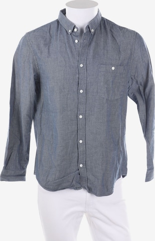 KIOMI Button Up Shirt in M in Blue: front