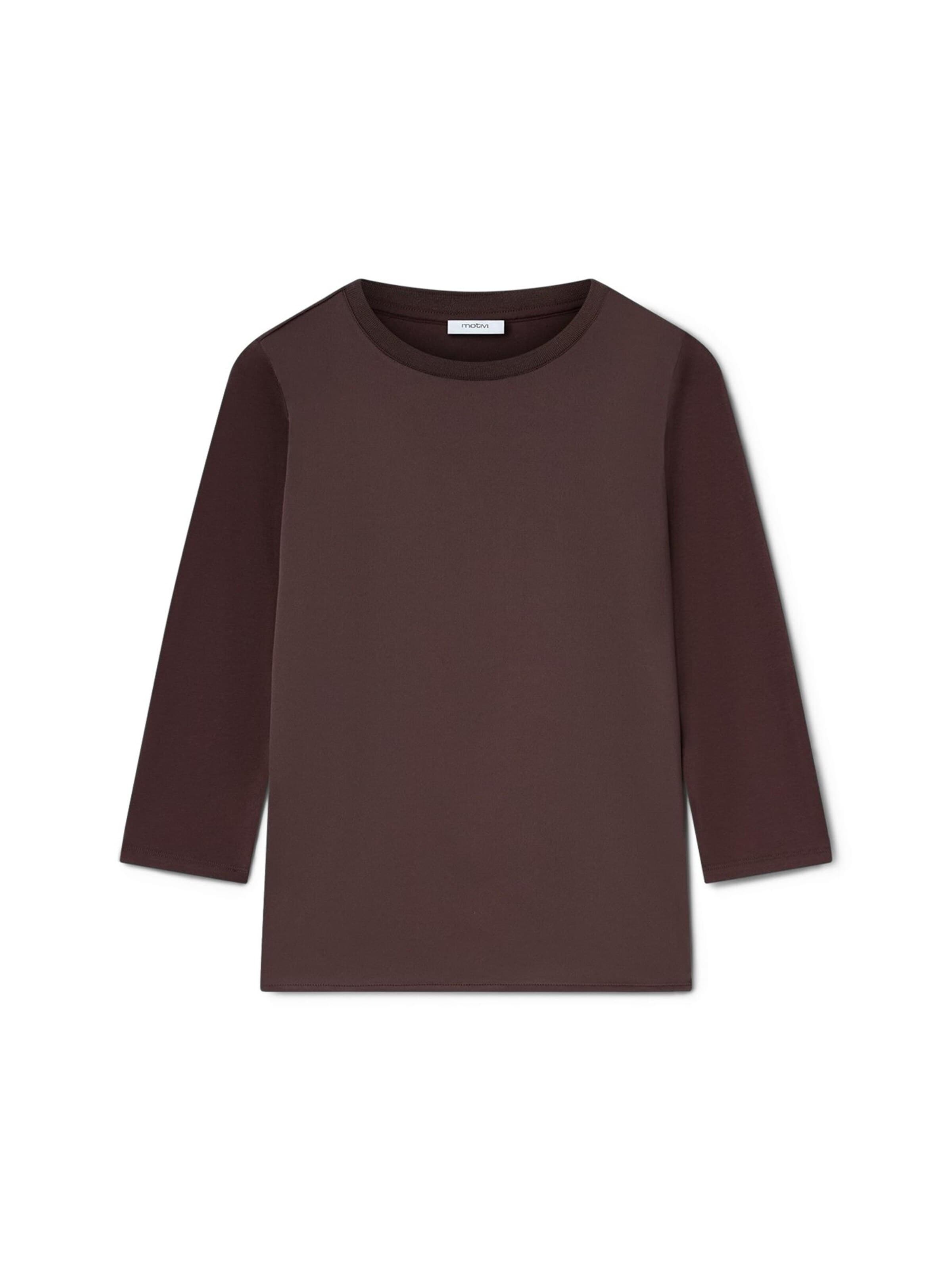 MOTIVI Shirt in XXS-XS/Regular in Brown, Item view