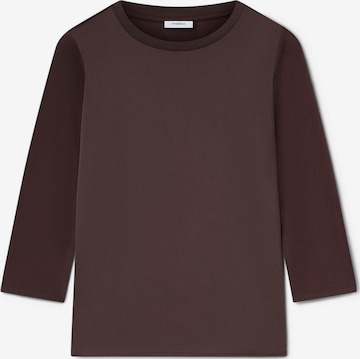 T-shirt MOTIVI en marron : devant