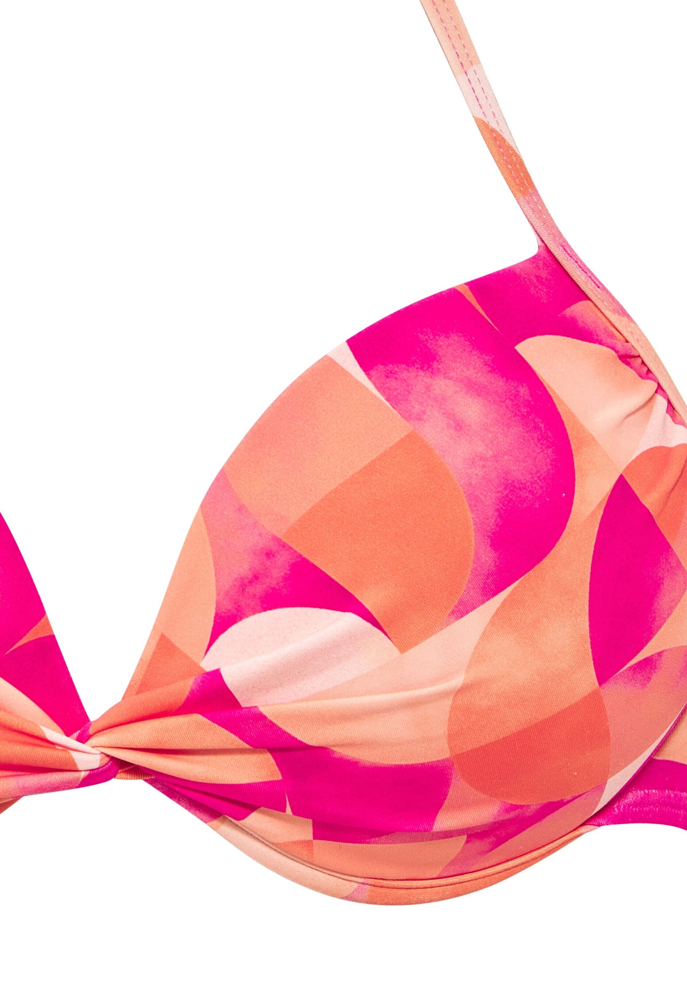 LASCANA Push-up Bikini zgornji del | roza barva