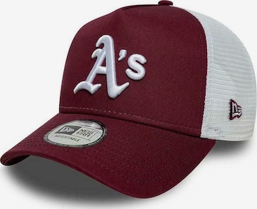 NEW ERA Sapkák 'Trucker Oakland Athletics' - piros: elől