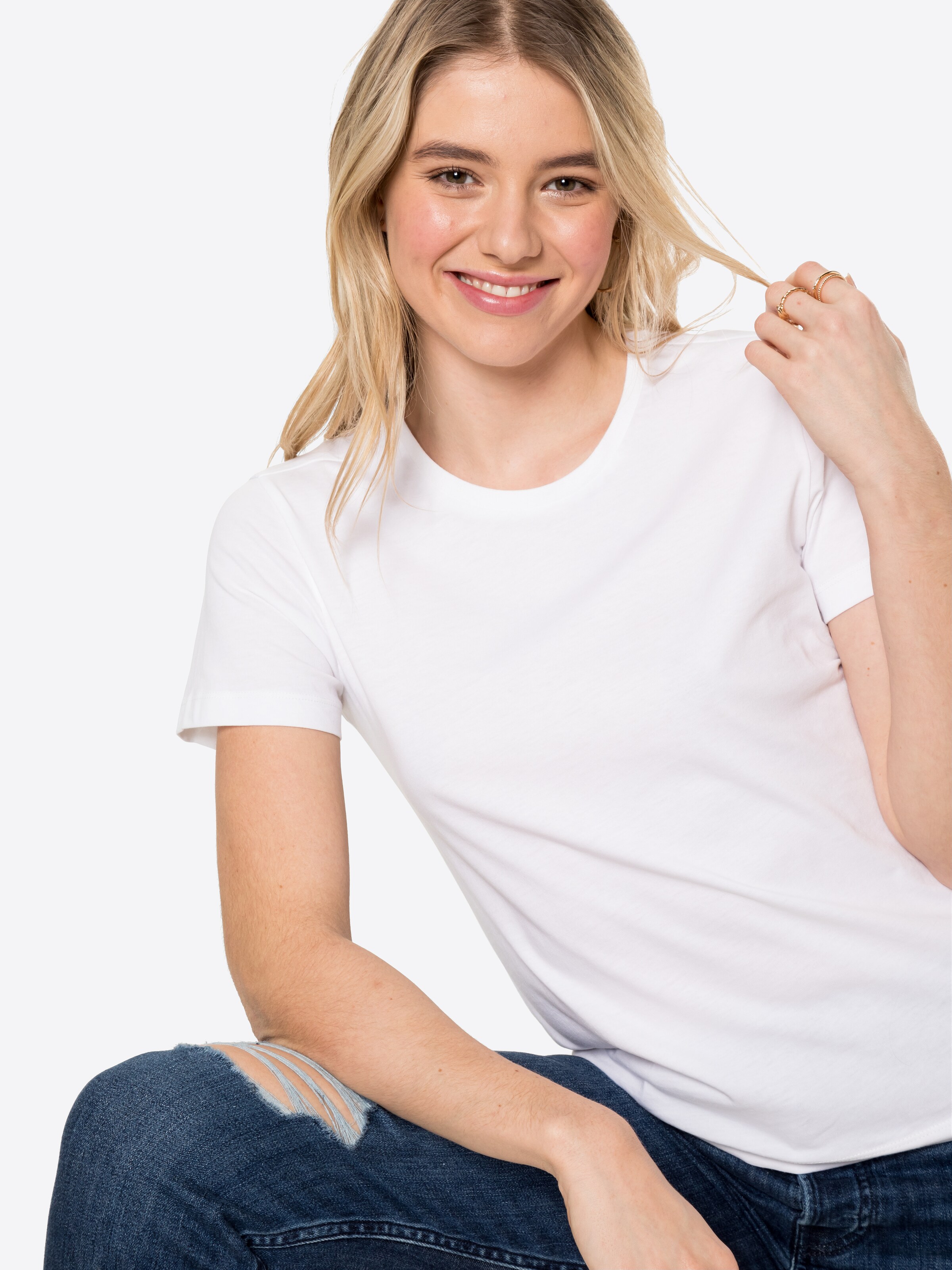 Frauen Shirts & Tops KnowledgeCotton Apparel Shirt 'ROSA' in Weiß - AJ85542 Frauen Shirts & Tops KnowledgeCotton Apparel Shirt 'ROSA' in Weiß - AJ85542