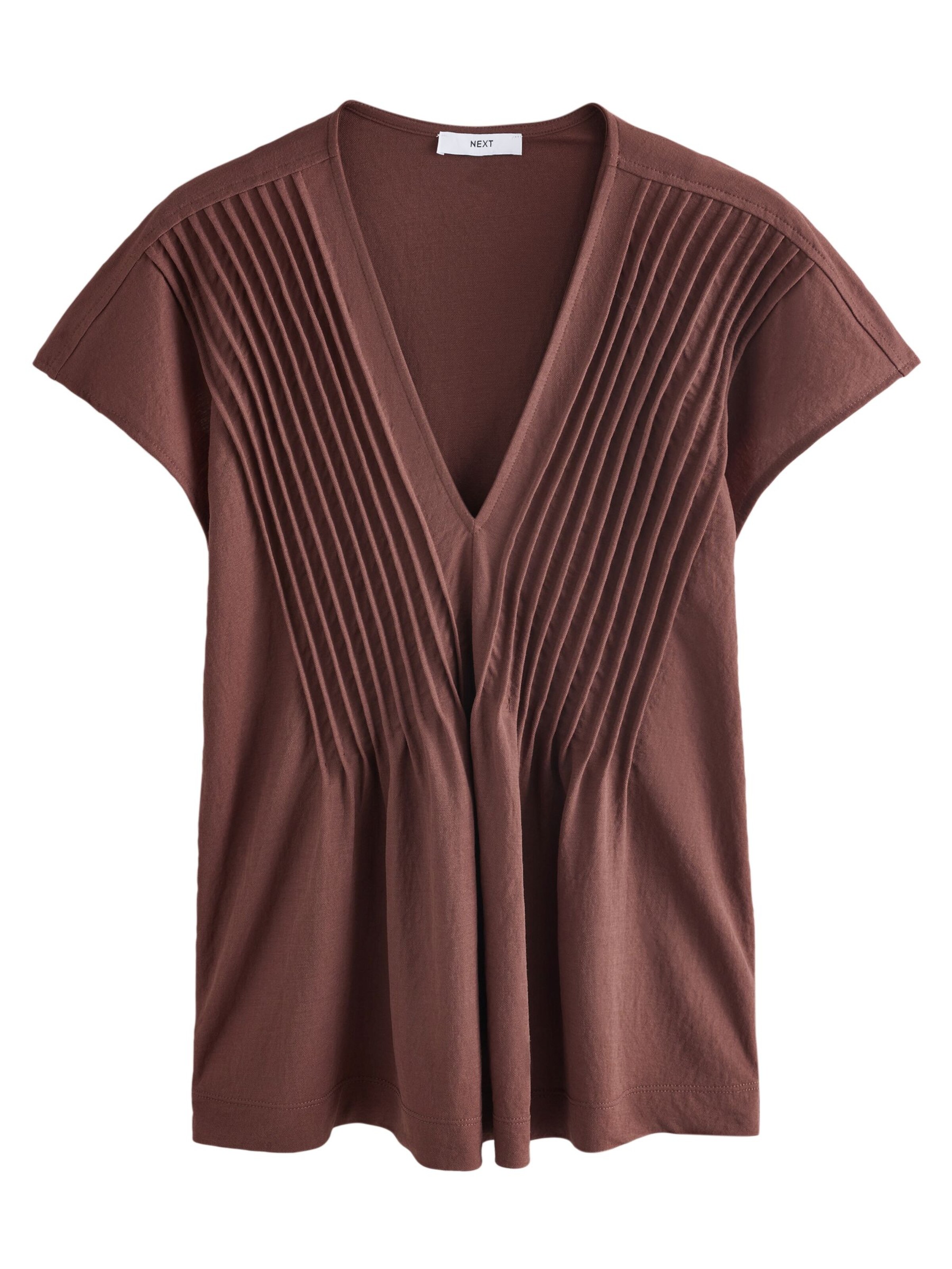 Next Blouse in Brown: front
