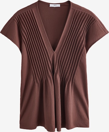 Next Blouse in Brown: front