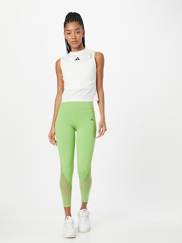 ADIDAS PERFORMANCE Skinny Športne hlače 'Essentials' | zelena barva