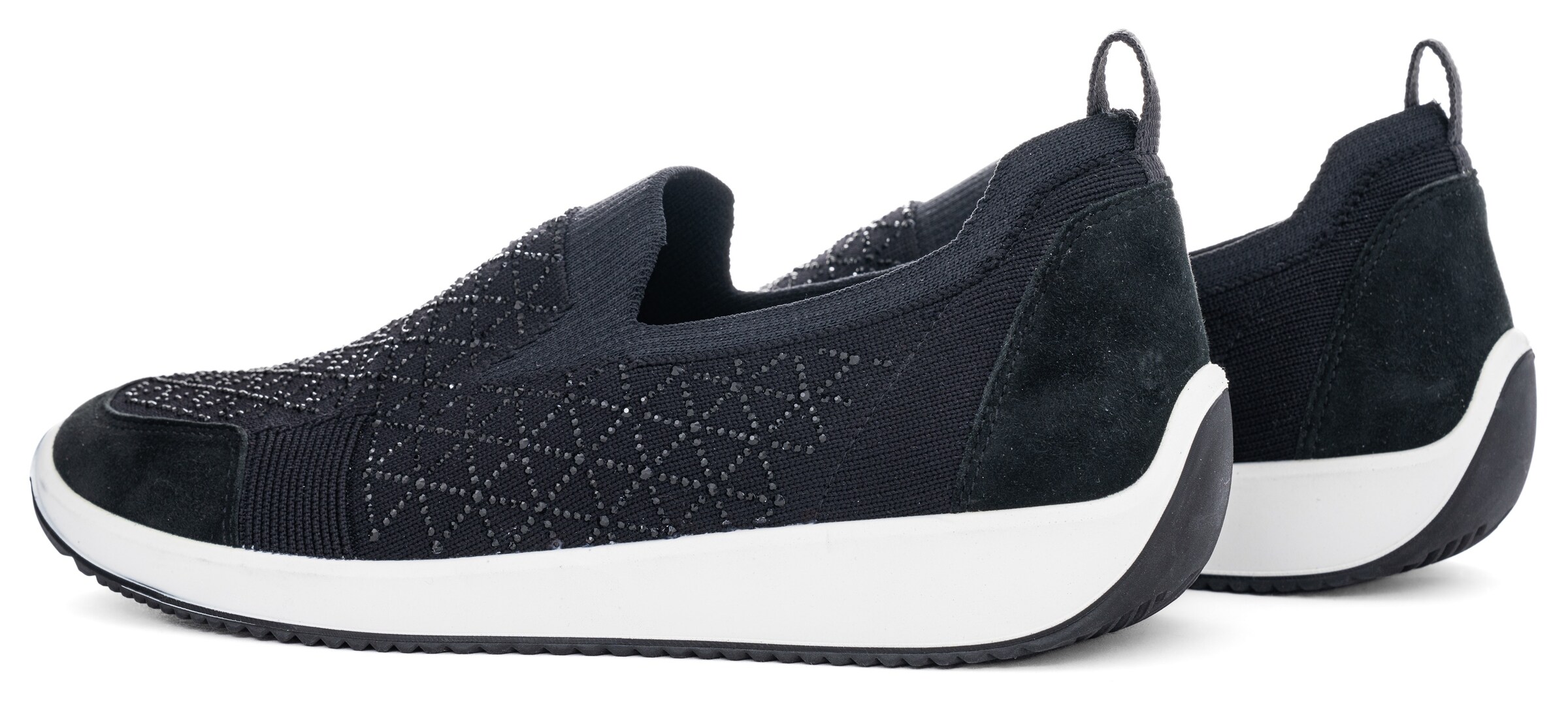 ARA Slip-Ons in Black