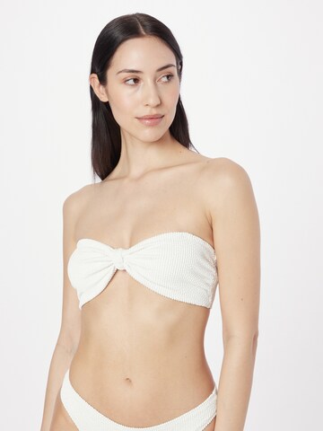 Monki Bandeau Bikinitop in Wit