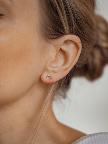 Hey Happiness Øreringe 'Companion Stud' i sølv: forside