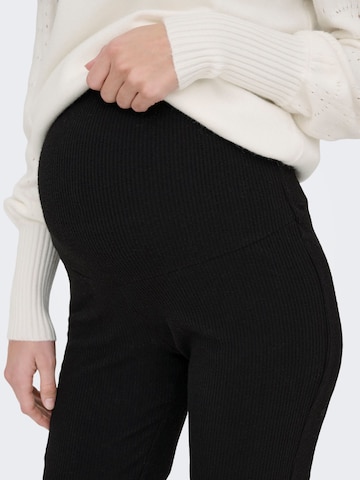 Only Maternity Flared Pants 'OLMHALLE' in Black