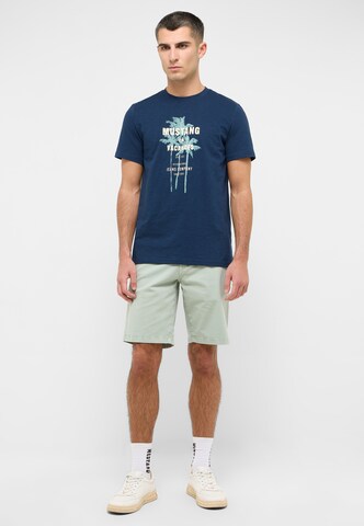 MUSTANG T-Shirt 'Austin' in Blau