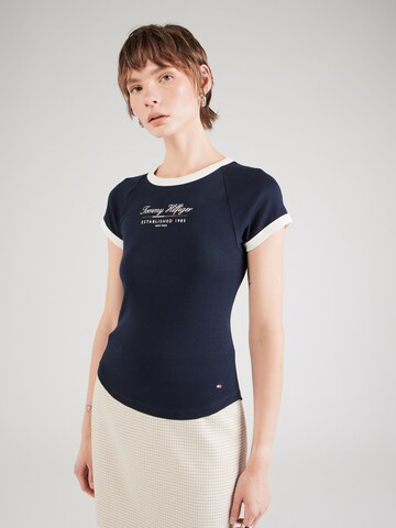 TOMMY HILFIGER T-Shirt in Blau: Vorderseite