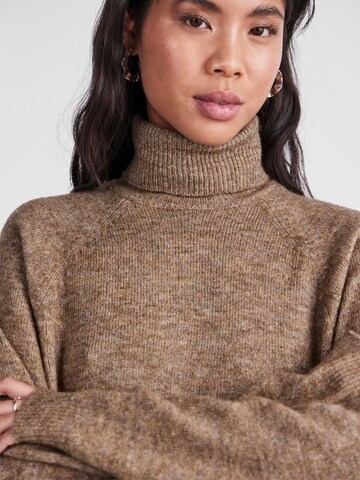 PIECES Sweater 'Juliana' in Brown