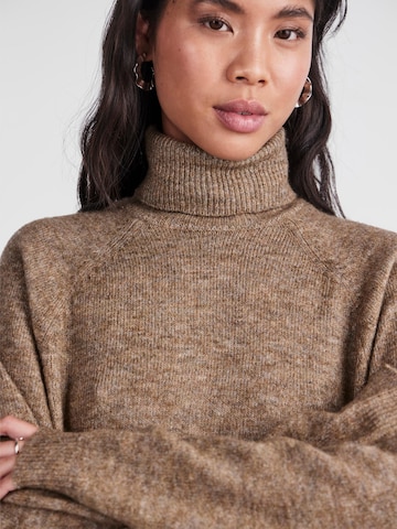 PIECES Sweater 'Juliana' in Brown