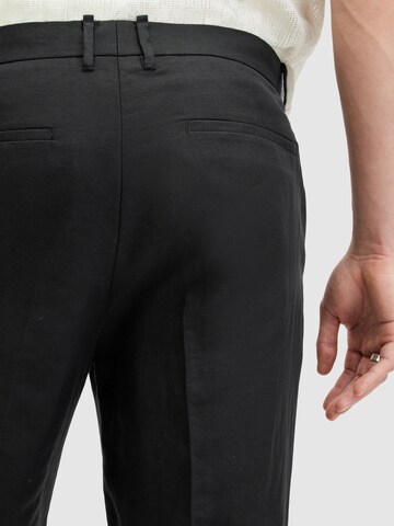 AllSaints Tapered Pleat-Front Pants 'TALLIS' in Black