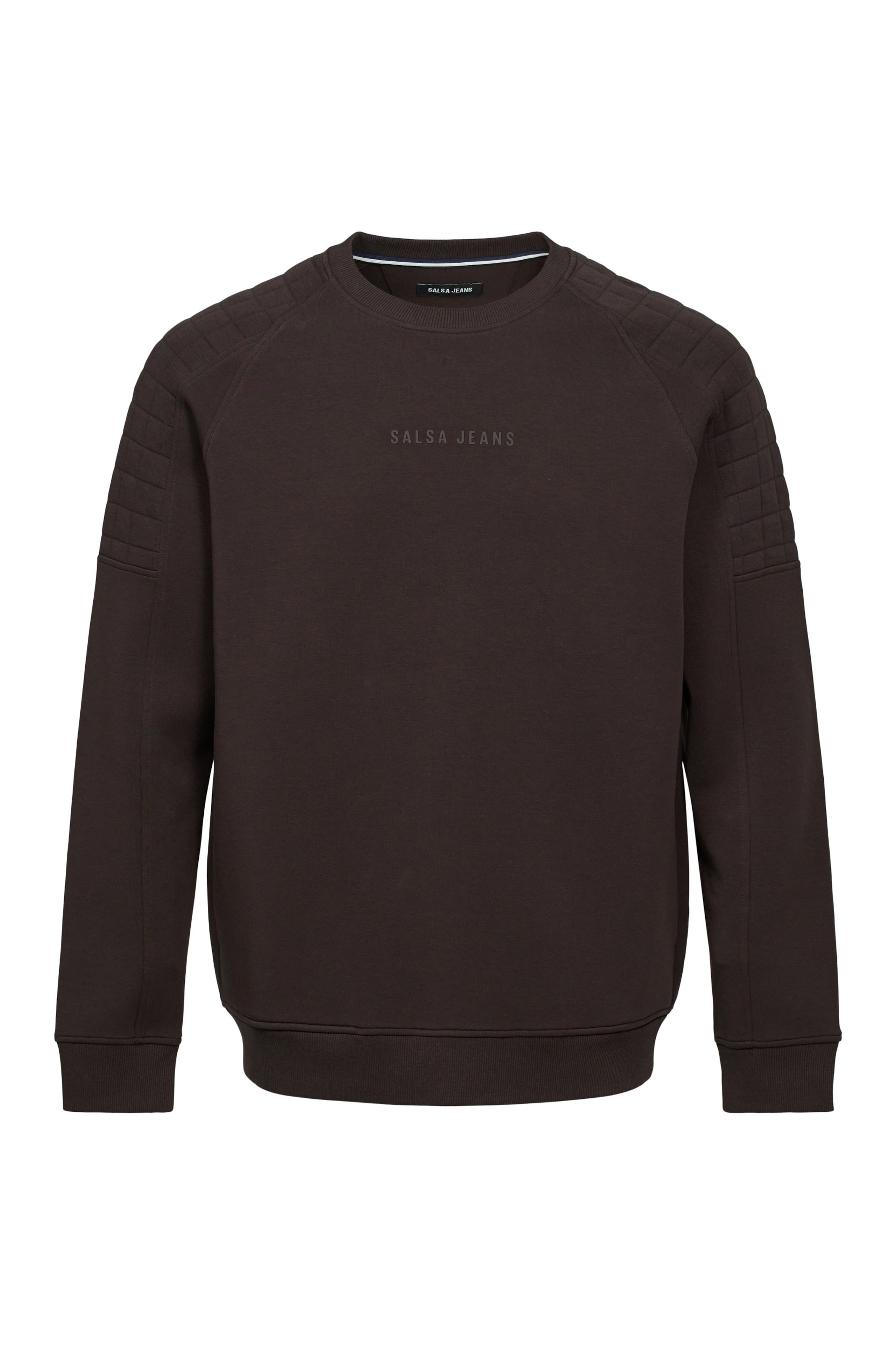 Salsa Jeans Sweatshirt in Bruin: voorkant