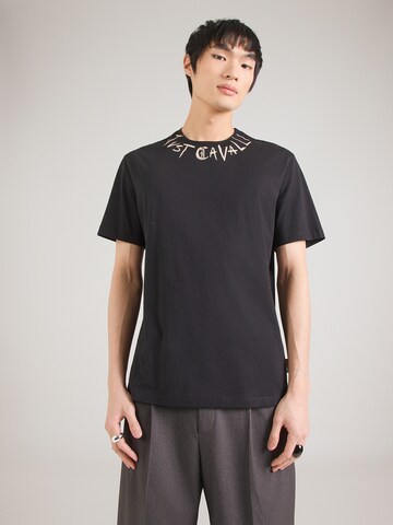 T-Shirt Just Cavalli en noir : devant