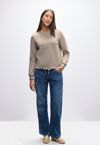 STREET ONE Sweatshirt in Beige