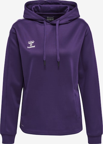 Hummel Athletic Sweatshirt in Purple: front