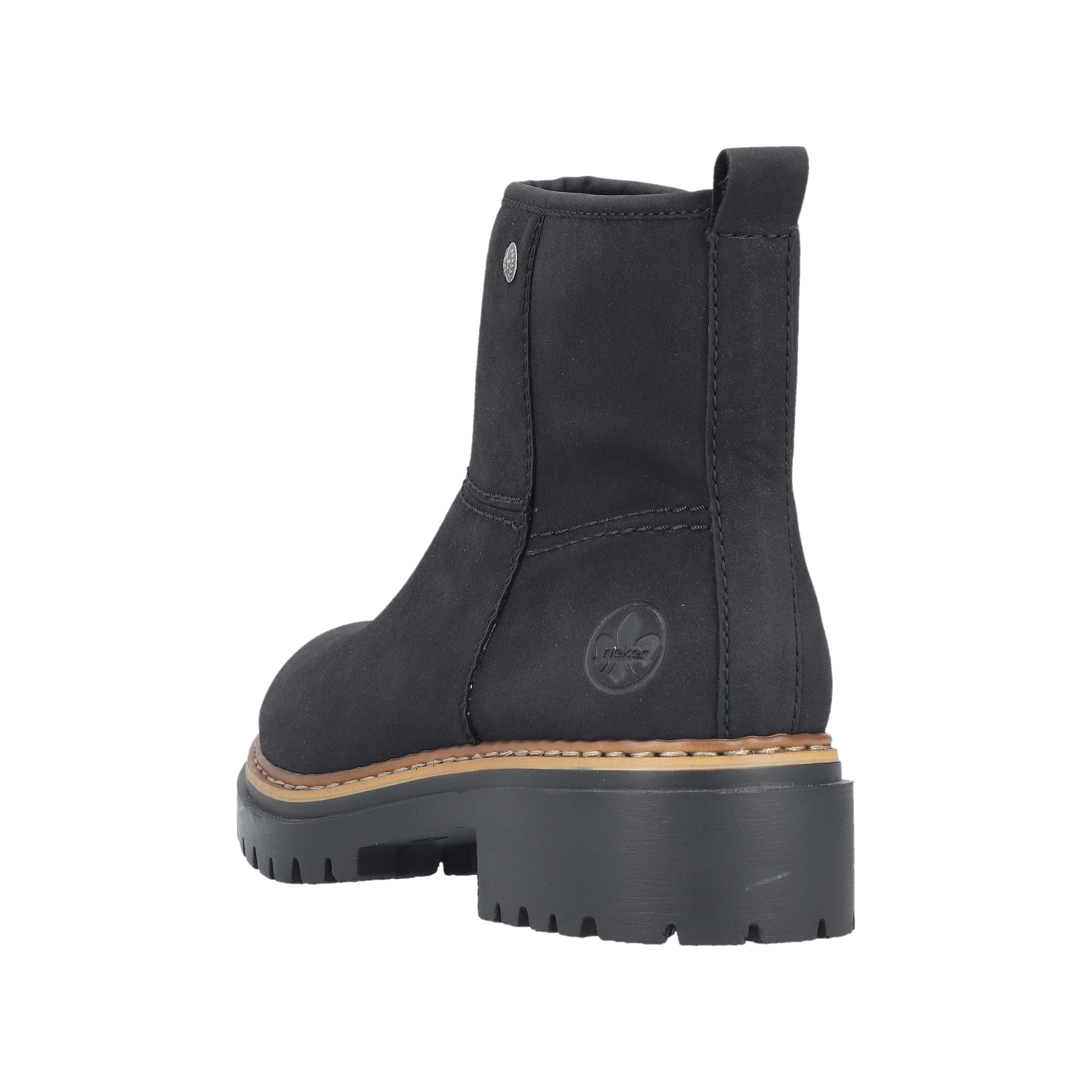 Rieker Nízké kozačky – černá