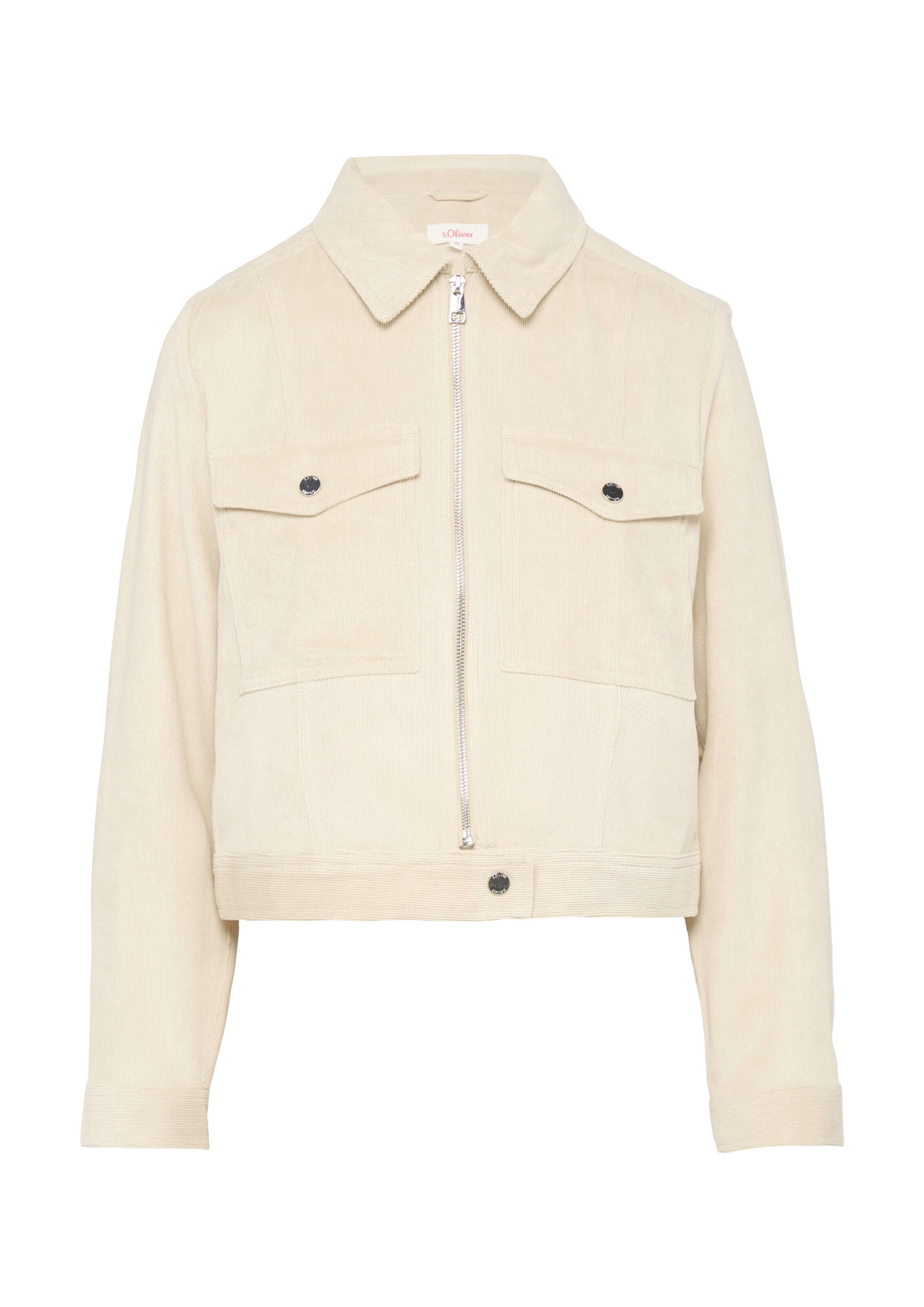 s.Oliver Übergangsjacke in Beige: Vorderseite
