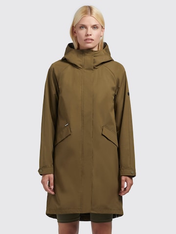 Manteau mi-saison 'MILEYA' khujo en vert : devant