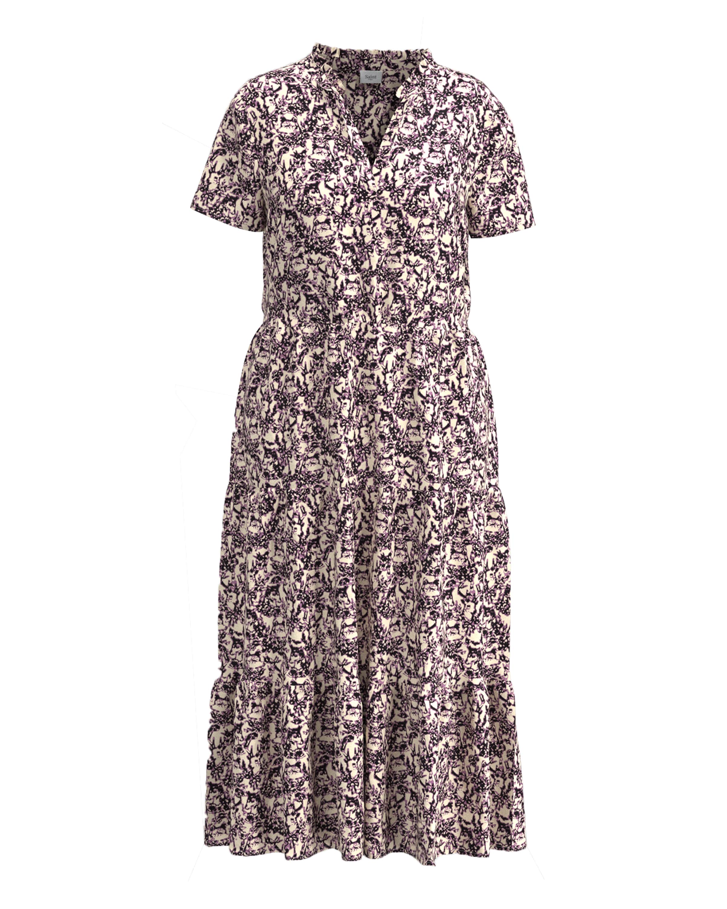 SAINT TROPEZ Kjole 'Eda' i lilla: forside