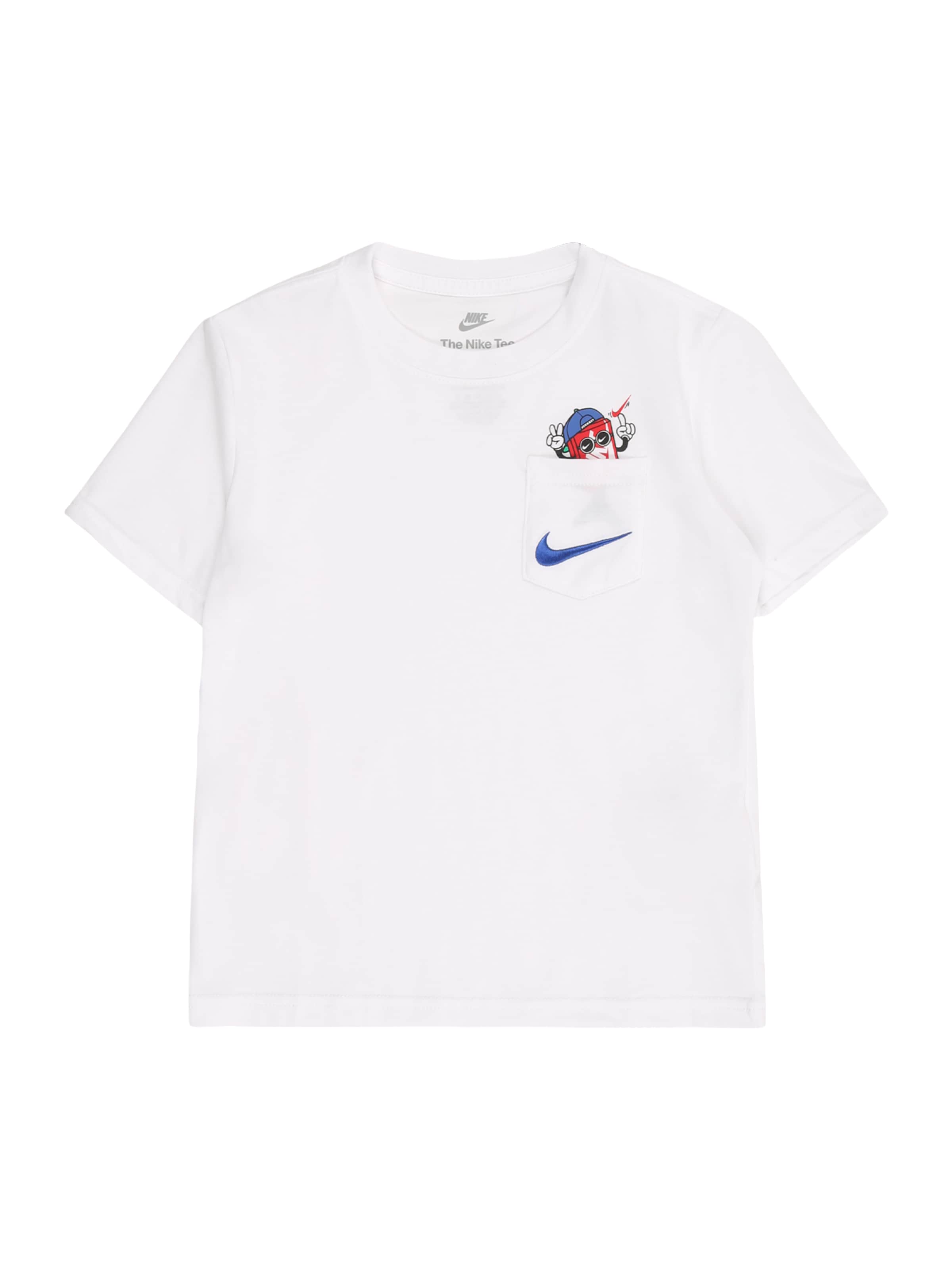 Nike Sportswear Paita 'PEACE' värissä valkoinen: etupuoli