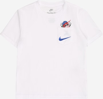 Nike Sportswear Paita 'PEACE' värissä valkoinen: etupuoli