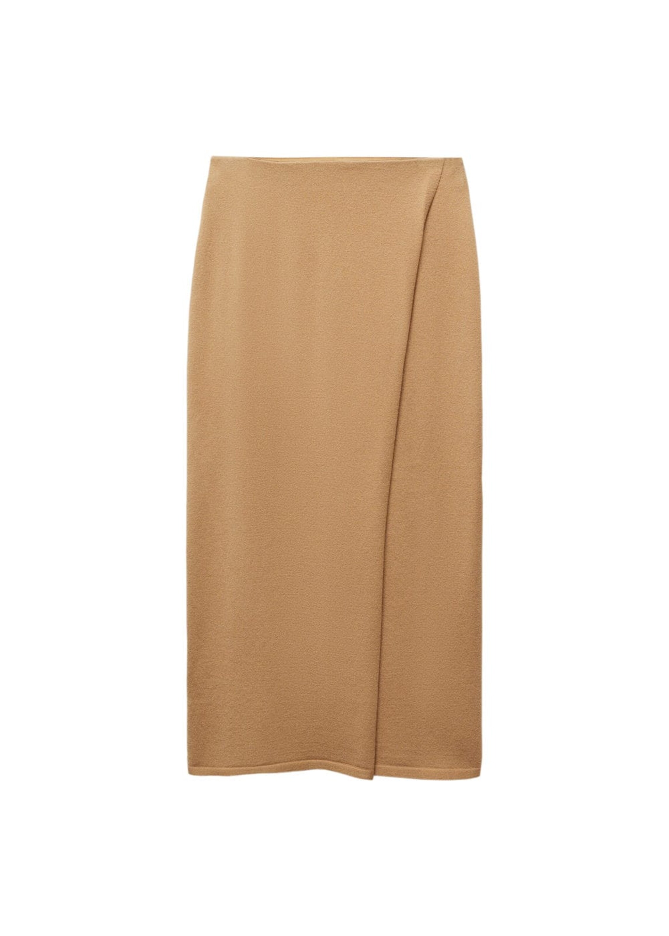 MANGO Sukně 'Percebe' – hnědá: přední strana