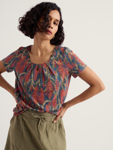 Camicia da donna 'Appletree' di Seasalt Cornwall in rosso: frontale