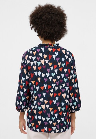 ETERNA Blouse ' LOOSE FIT ' in Blue