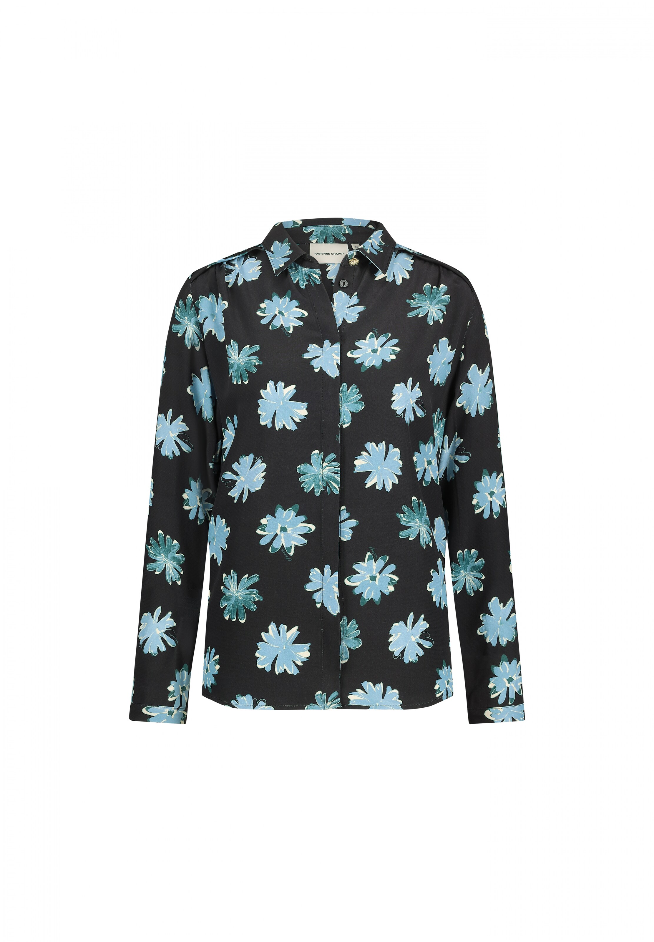 Fabienne Chapot Bluse in Schwarz: Vorderseite