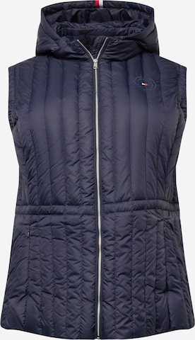 Tommy Hilfiger Curve Bodywarmer in Blauw: voorkant