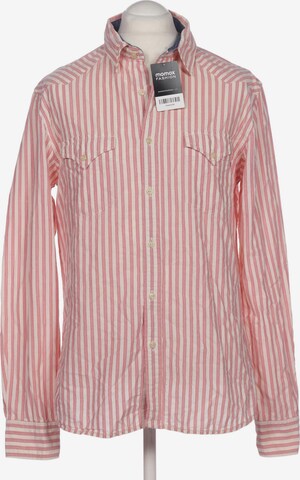 REPLAY Button Up Shirt in XL in Pink: front