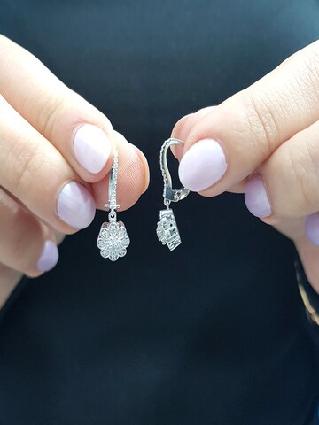 EinStein Diamant Earrings in Silver
