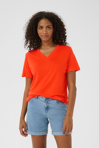 Kaffe - Camisa 'KAmaria' em vermelho: frente