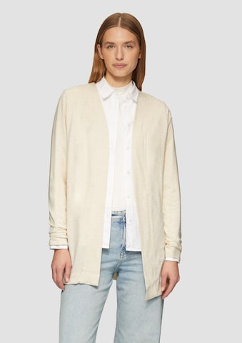 s.Oliver Strickjacke in Beige: Vorderseite